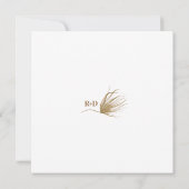 Moderne Boho Foto Save The Date  (Achterkant)