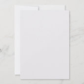 Moderne Boho Gedroogde Bes Rode Waaiers Blad Bruil Kaart (Achterkant)