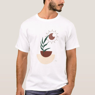 Moderne Boho half mouw unisex T-shirt