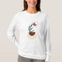 Moderne Boho Lange Mouwen T-Shirt