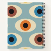 Moderne BOHO Meerkleurige Cirkels Onderwerp Notitieboek (Achterkant)