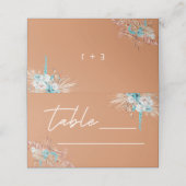 Moderne Boho Terracotta Script bruiloft (Buitenkant ongevouwen)