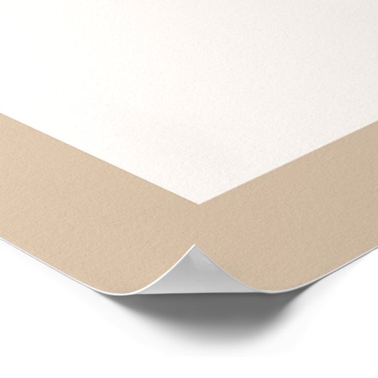 Moderne boho trendy design  poster (Hoek)