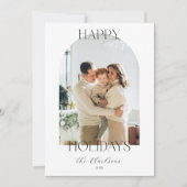 Moderne Boho vakantie Kaart (Voorkant)