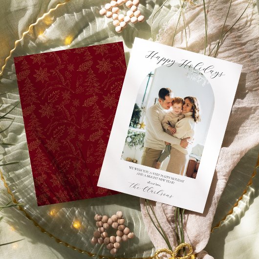 Moderne Boho vakantie Kaart