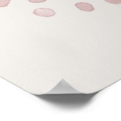 Moderne Boho Waterverf Abstracte esthetische kunst Poster (Hoek)