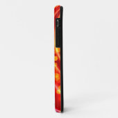 Moderne bokeh-lijnen golvende achtergrond Case-Mate iPhone case (Achterkant/links)