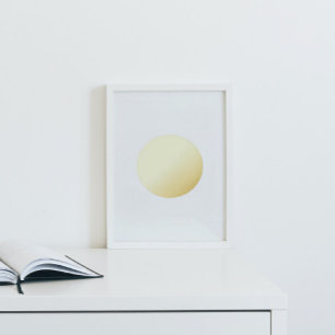 Moderne Bold CIRCLE GOLD Folie Afdrukken