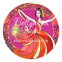 Moderne Bollywood-partydanser Glitterend Persoonli