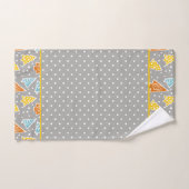 Moderne bomen en polka stippen badkamer handdoek s (Handdoek)