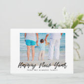 Moderne Bonne année carte photo de famille de vaca (Debout devant)