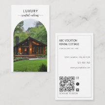 Moderne boog QR-code vakantieverhuur gastverblijf