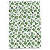 Moderne boog St. Patricks Day trouwfeest cadeautje Medium Cadeauzakje (Achterkant)