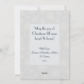 Moderne Boom, Omringd door Bosvrienden Feestdagenkaart (Achterkant)