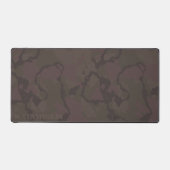 Moderne Bos Camo Camouflage Patroon Naam Bureaumat (Voorkant)