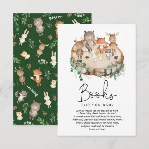 Moderne bosbotenboeken voor Baby Informatiekaartje