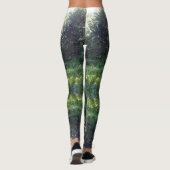 Moderne bosgroene bomen leggings vrouwen (Achterkant)