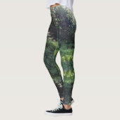 Moderne bosgroene bomen leggings vrouwen (Links)