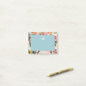 Moderne Botanische Abstracte Kunst Post-it® Notes (Op bureau)