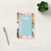 Moderne Botanische Abstracte Kunst Takenlijst Post-it® Notes (Kantoor)