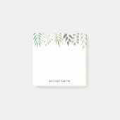 Moderne Botanische Bladeren Post-it® Notes (Voorkant)