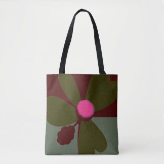 Moderne botanische boodschappentas draagtas
