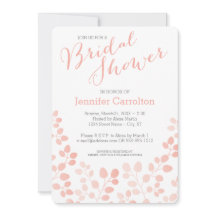 Moderne botanische bridal Shower Invitation