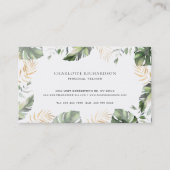 Moderne Botanische Elegant Visitekaartje (Voorkant)