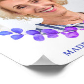 Moderne Botanische Fotografie Herdenkingsboek Fune Poster (Hoek)