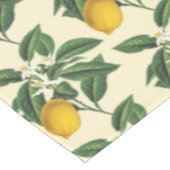 Moderne  botanische gele citroenbloesem tafelkleed (Gekanteld)