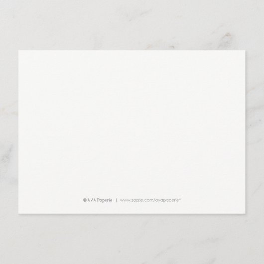 Moderne botanische groen rustieke accommodatie informatiekaartje (Achterkant)