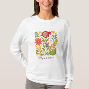 Moderne Botanische Illustratie T-shirt