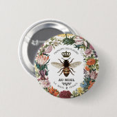 MODERNE  BOTANISCHE KONINGBEDRIJF RONDE BUTTON 5,7 CM (Voorkant /achterkant)