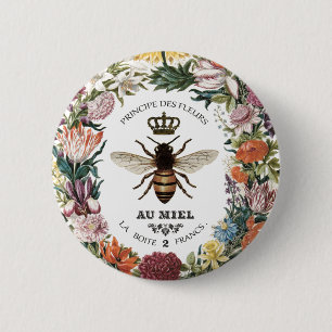 MODERNE BOTANISCHE KONINGBEDRIJF RONDE BUTTON 5,7 CM