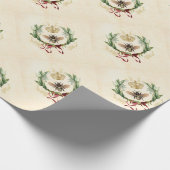 Moderne  botanische koningin cadeaupapier (Hoek)