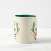 Moderne  botanische koningin mok (Midden)