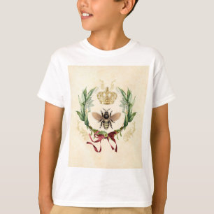 Moderne botanische koningin t-shirt