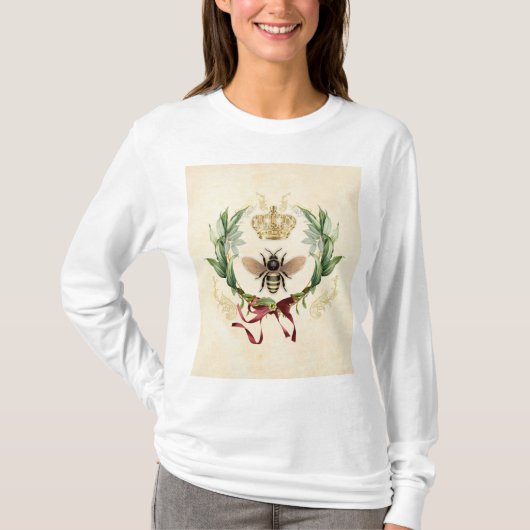 Moderne  botanische koningin t-shirt (Voorkant)