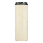 Moderne  botanische koningin thermosbeker (Achterkant)