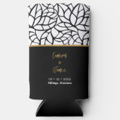 Moderne Botanische Trouwnamen Datum Locatie (Voorkant)