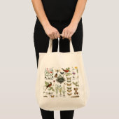 moderne  botanische vogels en bloemen in frankrijk tote bag (Voorkant (product))