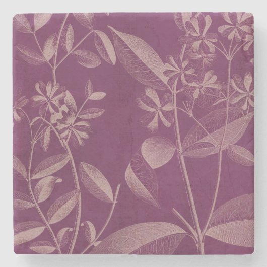 Moderne botany III Stenen Onderzetter (Voorkant)