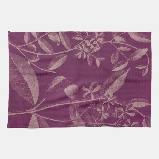 Moderne botany III Theedoek (Horizontaal)