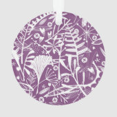 Moderne Botatanique Floral Purple (dos)