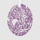 Moderne Botatanique Floral Purple (devant)