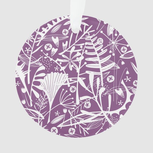 Moderne Botatanique Floral Purple (devant)