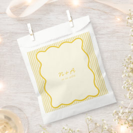 Moderne Boter Gele bruiloft Bedankzakje