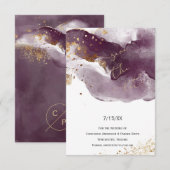 Moderne Bourgogne & goudpenseelstreken Sparen de D (Voorkant / Achterkant)