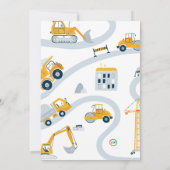 Moderne bouw stopt het verkeer 1e verjaardag kaart (Achterkant)