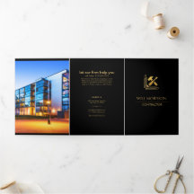 Moderne Bouwconstructie Goud & Zwart